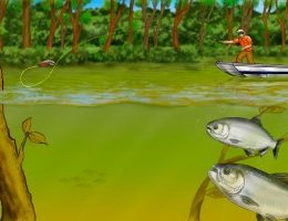 Saiba como aproveitar o momento em que a matrinchã se alimenta dos frutos que caem das árvores