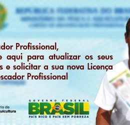 Pescadores e Aquicultores - É hora de fazer o recadastramento!