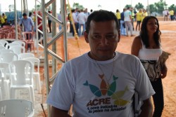 Presidente da Cooperativa Agrícola Mista de Produtores Rurais de Cruzeiro do Sul, Antônio Azevedo, foi um dos participantes do encontro (Foto: Assessoria Seaprof)