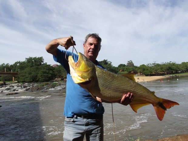 Corretor pesca dourado de 13,7kg