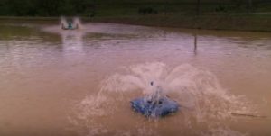 Criador monta aerador para tanques de peixe que não gasta energia