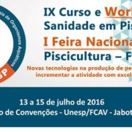 IX Curso e Workshop de Sanidade em Piscicultura