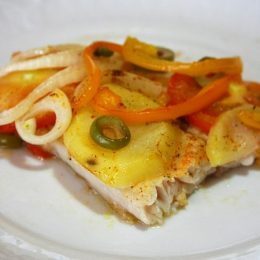 Filé de Panga ao forno