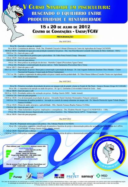 curso sanidade em piscicultura