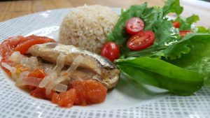 Escabeche de sardinha na panela de pressão