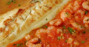 File de Pescada ao molho de Camarão