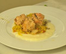 Salmão na Manteiga de Garrafa e Ervas