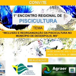 Fomento da produção de peixes será discutido com superintendente da pesca dia 04 em Deodápolis